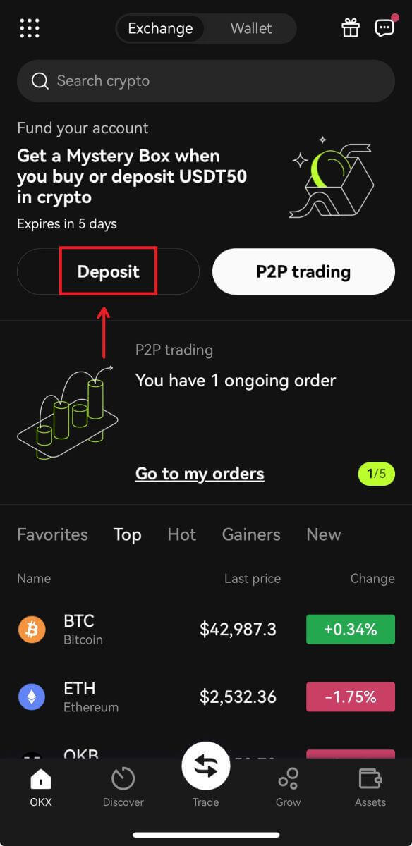 How to Deposit and Trade Crypto at OKX How to Deposit and Trade Crypto at OKX