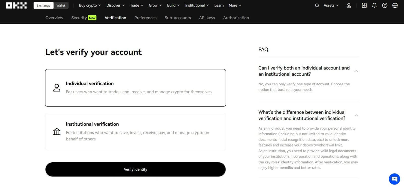 How to Login and Verify Account in OKX