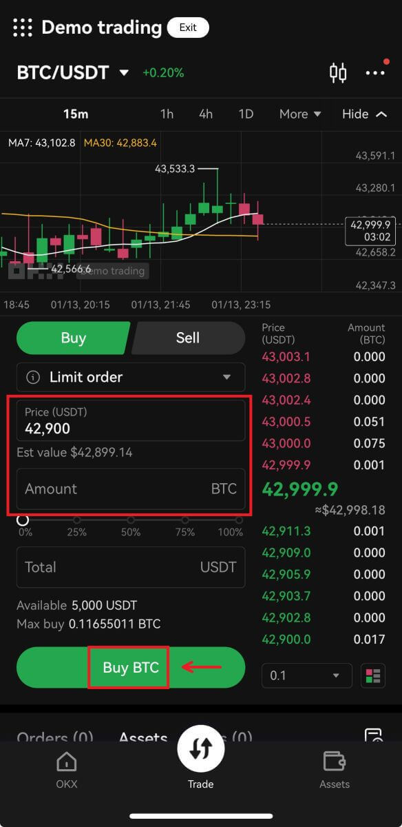 Чӣ тавр кушодани ҳисоби намоишӣ дар OKX Чӣ тавр кушодани ҳисоби намоишӣ дар OKX