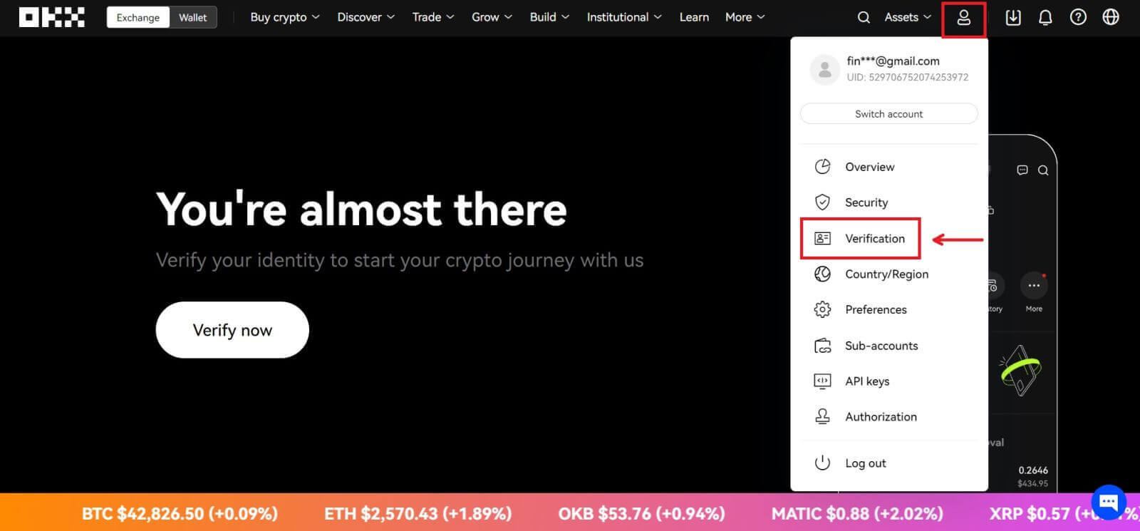 How to Verify Account on OKX How to Verify Account on OKX