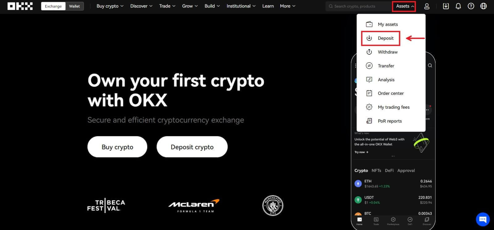 Чӣ тавр бозпас гирифтан ва дар OKX пасандоз гузоштан мумкин аст Чӣ тавр бозпас гирифтан ва дар OKX пасандоз гузоштан мумкин аст